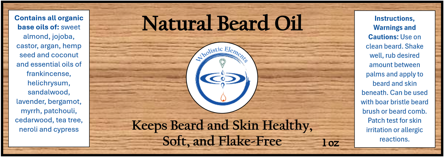 Organic Beard Oil