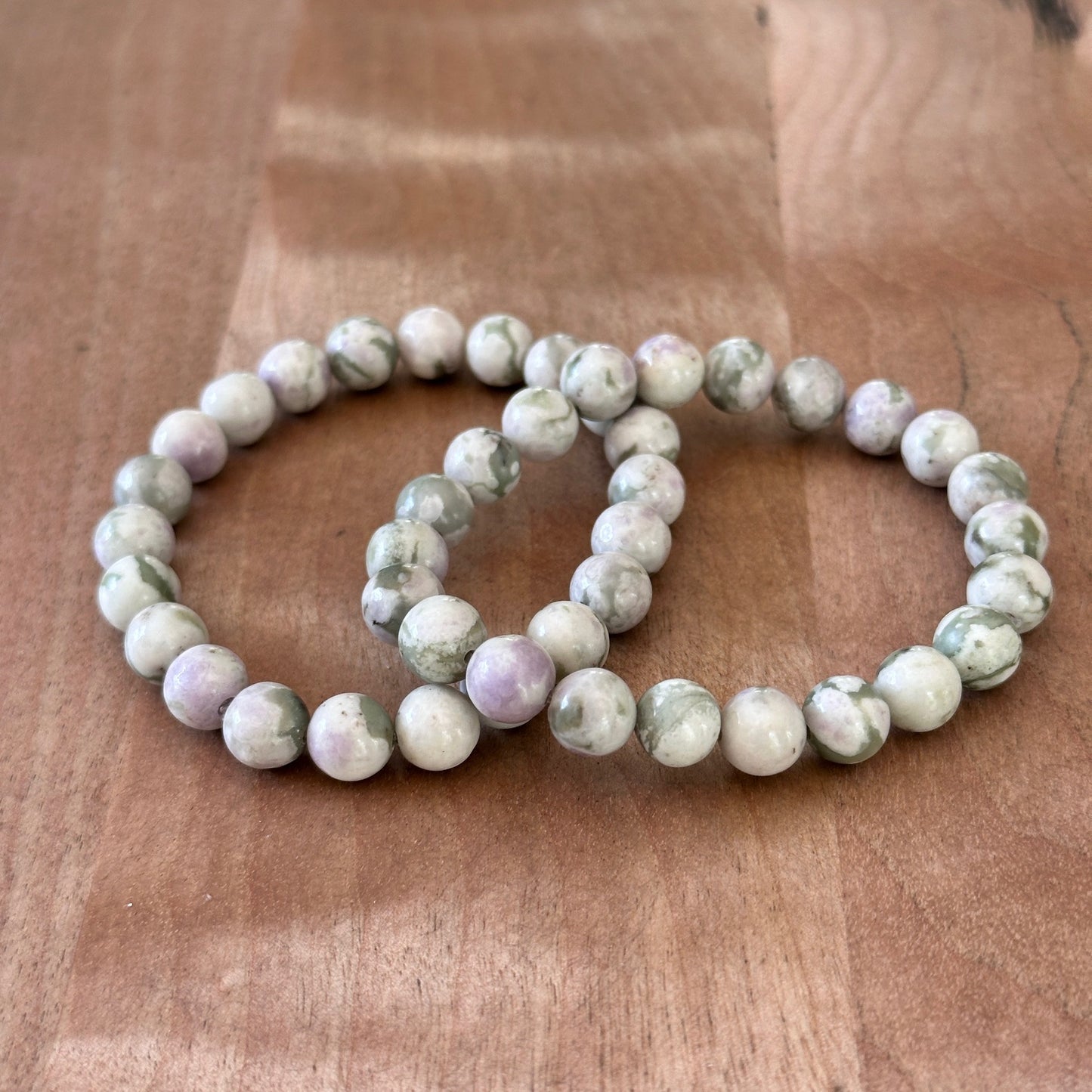 Genuine Peace Jade Gemstone Bead Bracelet