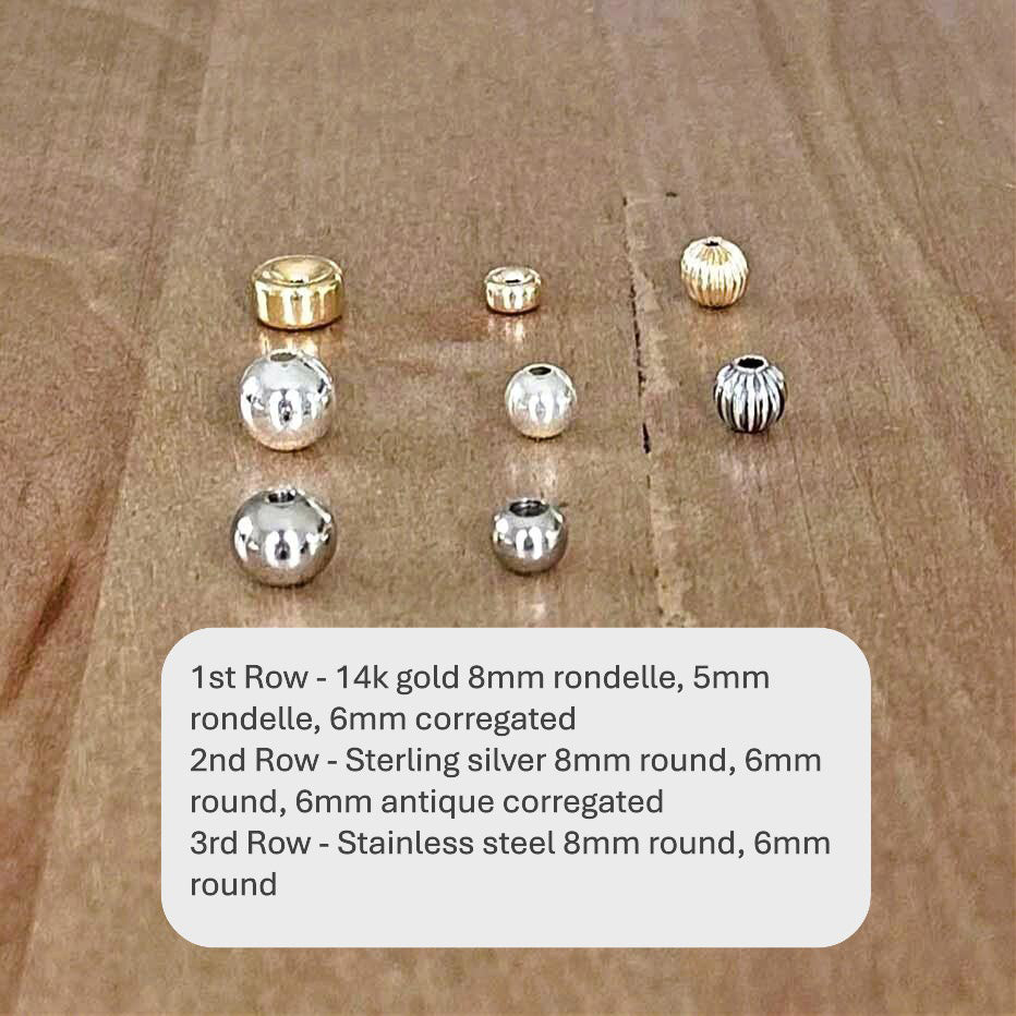 Genuine Moss Agate Gemstone Bead Bracelet